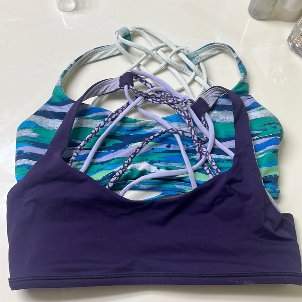 Bundle of 2 strappy lululemon sports bras